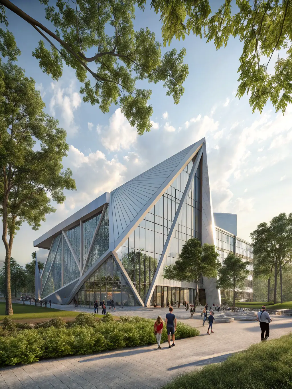 A rendering of a completed project showcasing a blend of traditional Bengali architecture with modern structural techniques, exemplifying Aesthetic Architect & Structures' unique design approach.